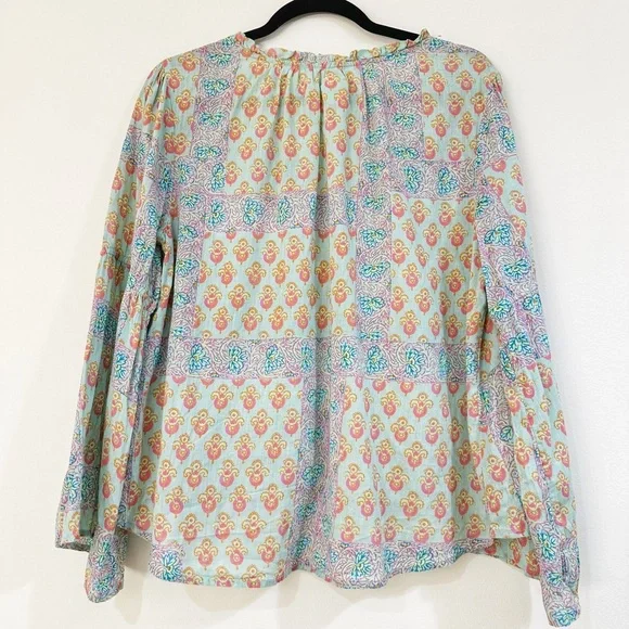 Anthropologie Lilka Sweetest Dreams Bell Sleeve Top Size Medium - Picture 7 of 9